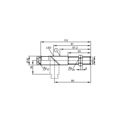 IFM Емкостной датчик kg0008 IFM Емкостной датчик kg0008