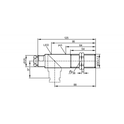 IFM Емкостной датчик ki0024 IFM Емкостной датчик ki0024