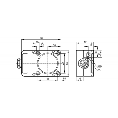 IFM Индуктивный датчик ic5005 IFM Индуктивный датчик ic5005
