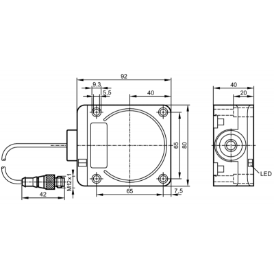 IFM Индуктивный датчик id9920 IFM Индуктивный датчик id9920