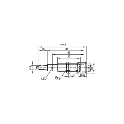 IFM Индуктивный датчик ig001a IFM Индуктивный датчик ig001a
