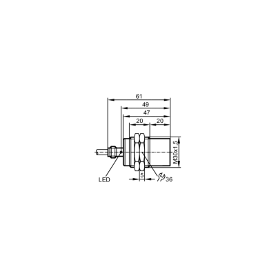 IFM Индуктивный датчик ii7105 IFM Индуктивный датчик ii7105