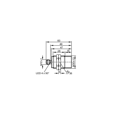 IFM Индуктивный датчик iic207 IFM Индуктивный датчик iic207