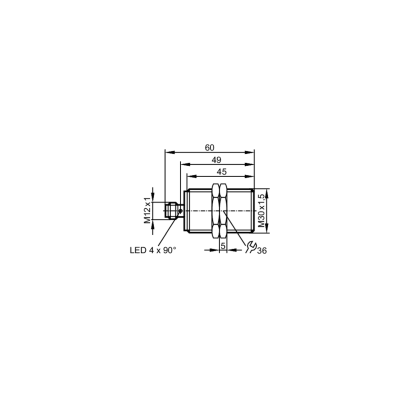 IFM Индуктивный датчик iis228 IFM Индуктивный датчик iis228