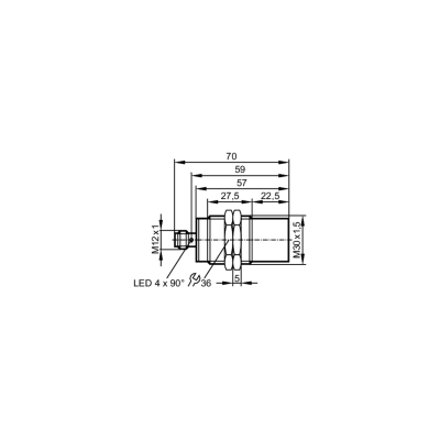 IFM Индуктивный датчик в цельнометаллическом корпусе iit231 IFM Индуктивный датчик в цельнометаллическом корпусе iit231